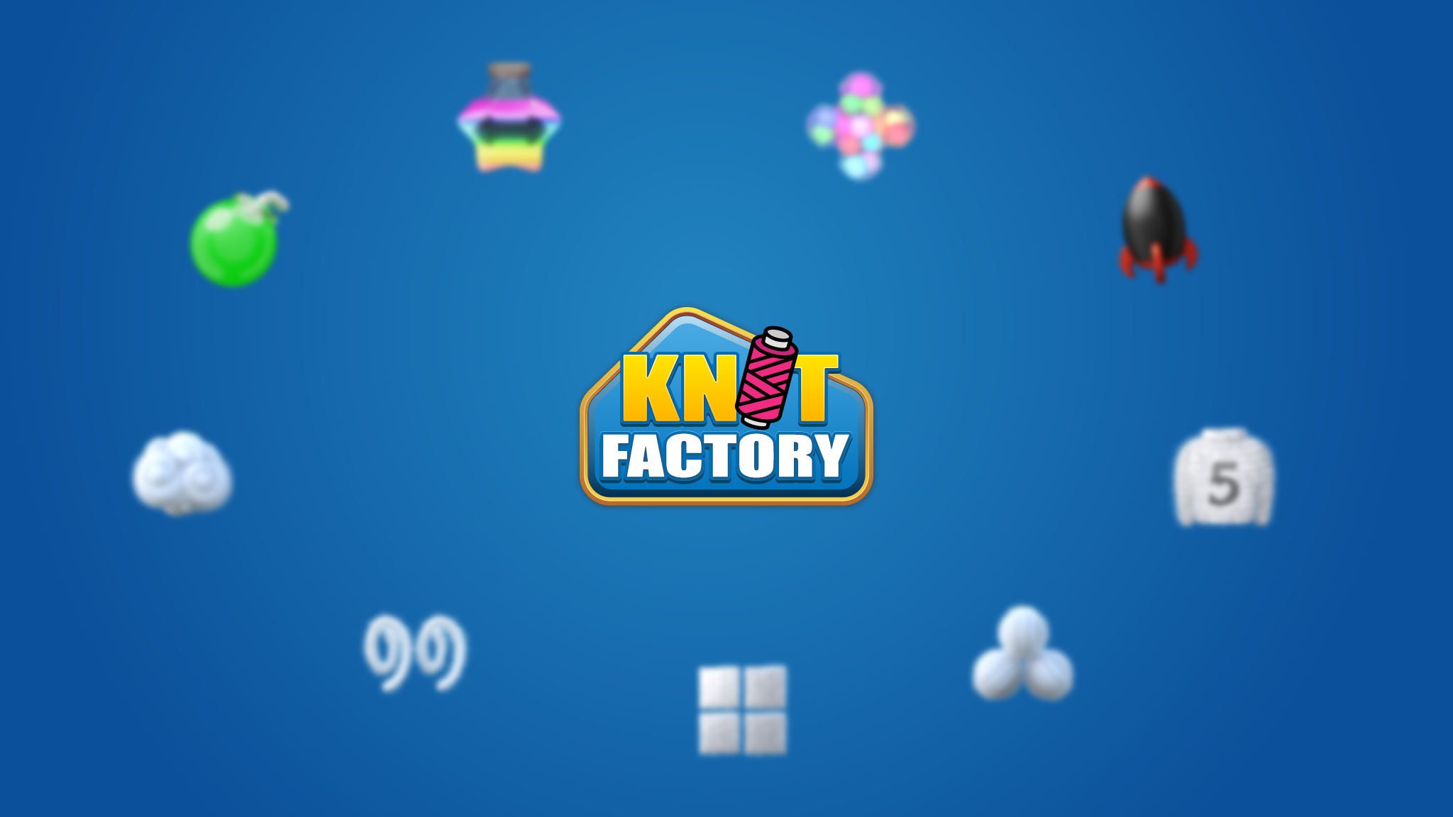 Knit Factory: Merge Level — cozy knitting world